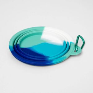 Collapsible Dog Bowl - Cool Tie-Dye - Sun Squad™
