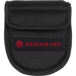 Redington Rise Mighty Powerful Solid Ambidextrous Angler 7/8 Fly Fishing Reel with Protective Nylon Carry Case, Amber