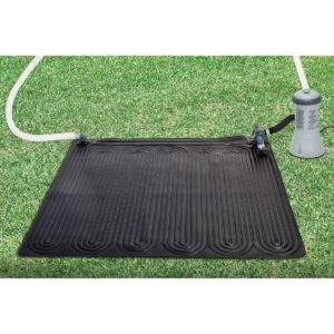 Intex 28685E 47 Inch x 47 Inch Eco-Friendly Solar Pool Water Heater Mat for 8,000 Gallon Above Ground Swimming Pool with Hose Attachment, Black