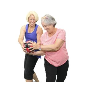 Sportime Strength Medicine Ball, 4-1/2 Pounds, Red and Black