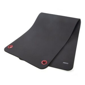 Power Systems Premium Hanging Exercise Fitness Mat for Yoga, Pilates, Workout Studios, and Gyms - 56" Length & 5/8" Thick, Jet Black
