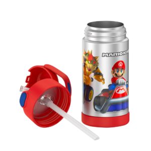 Thermos Mario Kart 12oz FUNtainer Water Bottle with Bail Handle - Red