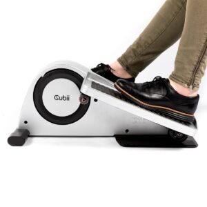 Cubii Pro Compact Seated Elliptical Machine with Bluetooth - Chrome