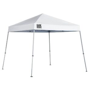 Quick Shade Weekender Elite 10 x 10 Foot Slant Leg Durable Pop Up Canopy, White