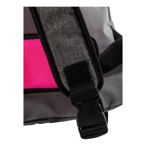 Franklin Sports Pickleball-X Elite Performance Official Sling Bag of the US OPEN - Gray/Pink