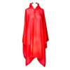 ShedRain Hooded Rain Ponchos - Red