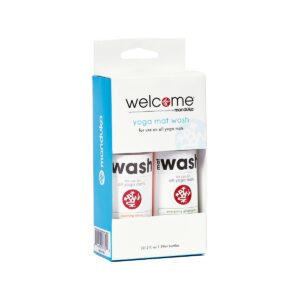 Manduka Welcome Yoga Mat Wash 2pk Citrus and Ginger Grass Scents.