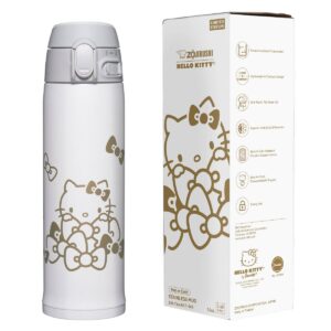 Zojirushi Hello Kitty Stainless Steel 16oz Travel Mug SM-TA48KT - White