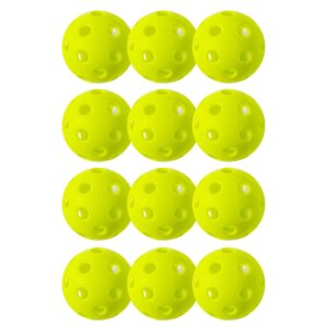 Franklin Sports 12pc X-26 Indoor Pickleballs - Optic