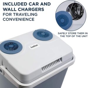 Ivation 25 Liter Portable Electric Cooler and Warmer - Great for Camping, Travel and Picnics
