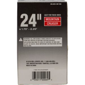 Bell 24" Bike Tire Tube - Black