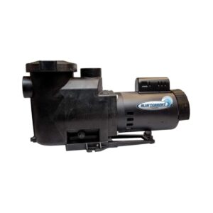 Blue Torrent 1 HP Blue Thunder Single Speed 2 Inch Port Pool Replacement Pump with On Off Switch and Standard Plug for Outdoor In Ground Pools