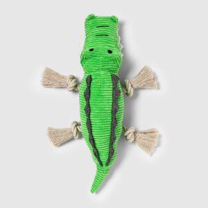 Gator Plush Dog Toy - Green - L - Boots & Barkley™