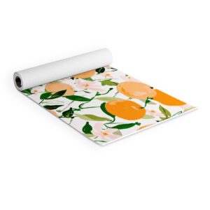 Alison JanssenSpring Clementines (6mm) 24" x 70" Yoga Mat - Society6