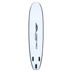 Bestway Inflatable Hydro-Force Wave Edge 10 Foot x 27 Foot Stand Up Paddle Board with Non-Slip Deck, SUP Accessories, Inflation Pump and Travel Bag