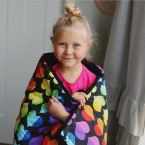 Wildkin Rainbow Hearts Original Sleeping Bag