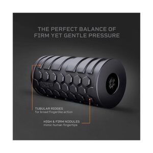 Lifepro LPSRGBLK Velocity 4 Speed Vibrating Deep Muscle Tissue Trigger Point Massage Workout Exercise Therapy Recovery Foam Massager Roller, Black