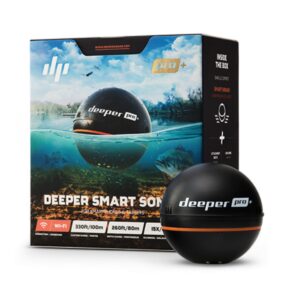 Deeper UAB ITGAM0303 Smart Sonar PRO Plus GPS WiFi Professional Fishing Saltwater Freshwater Fish Mapping Finder Lure