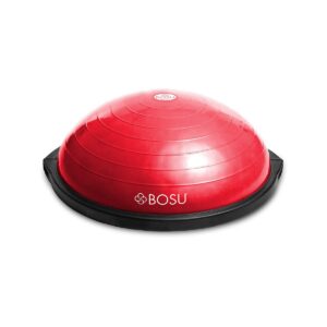 Bosu 72-10850 Home Gym Equipment The Original Balance Trainer 65 cm Diameter, Red and Black
