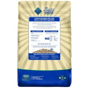 Blue Buffalo Basics Limited Ingredient Diet Indoor with Duck & Potato Adult Premium Dry Cat Food - 11lbs