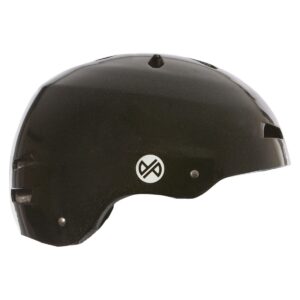 Punisher Skateboards Metallic Black Skateboard Helmet