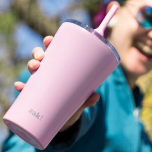 Zac Designs 20oz Stainless Steel Double Wall Vacuum Tumbler Lilac