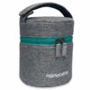Nanobebe Compact Triple-Insulated Bottle Cooler & Travel Bag with Ice Pack - Gray - 30qt
