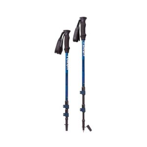 Yukon Charlie's Advanced Adjustable Lightweight Trekking Poles w/ Baskets, Blue