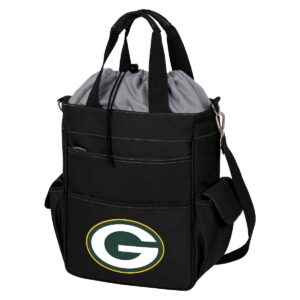 Green Bay Packers Activo Cooler Tote by Picnic Time Black - 11.09qt