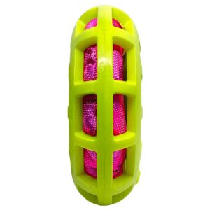 NERF Exo Crunch Squeak Ring Dog Toy - 6"