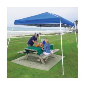 Z-Shade 10' x 10' Horizon Angled Leg Shade Canopy Tent Shelter with Side Walls