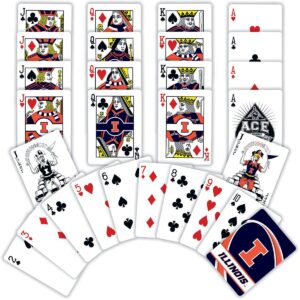 NCAA Illinois Fighting Illini Playing Cards
