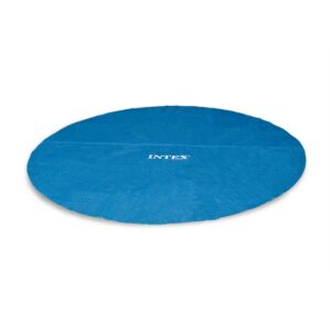 Intex 12' Metal Frame Pool Solar Cover w/ Cleaning Maintenance Pool Kit