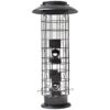 Droll Yankees Squirrel X4 Proof Bird Feeder - Gunmetal