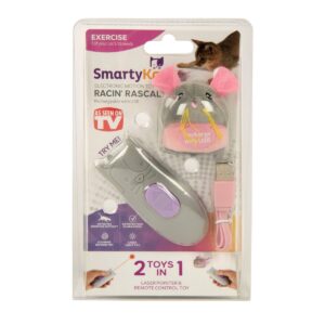SmartyKat Racin Rascal Mouse and Remote Control with Laser Cat Toy