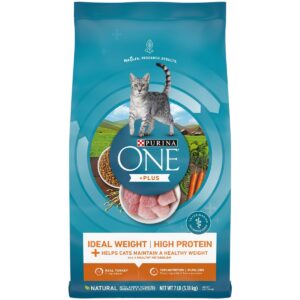Purina ONE Ideal Weight High Protein Adult Premium Dry Cat Food - 7lbs