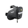 Topeak Aero Wedge Seat Bag: QuickClick, Small, Black