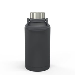 Zak Designs! 64oz Double Wall Stainless Steel Growler - Dark Gray