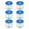 Intex 29001E PureSpa Type S1 Easy Set Pool Filter Cartridges (6 Filters)