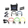 Bodylastics BLSET05 Max Tension High Quality 12 Piece Full Body Exercise Equipment Set with Anti Snap Weight Resistance Bands, Handles, and Anchors