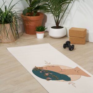 The Optimist Moon Gazing (6mm) 24" x 70" Yoga Mat - Society6