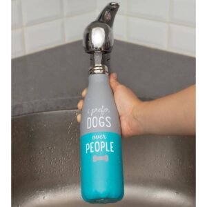 Pearhead Water Bottle - I Prefer Dogs Over People - 17oz