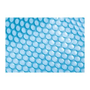 Intex 28026E Easy Set Above Ground Swimming Pool Vinyl Round Cover with Drain Holes and Nylon Tie-Down Ropes, Pool Not Included