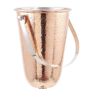 Old Dutch 7qt Stainless Steel Hammered Champagne Cooler Copper
