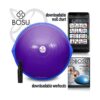 Bosu 72-10850 Home Gym Equipment The Original Balance Trainer 65 cm Diameter, Purple and Blue