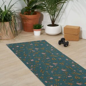 The Optimist I Can See The Change Flora (6mm) 24" x 70" Yoga Mat - Society6