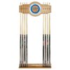 NBA New York Knicks Billiard Cue Rack with Mirror