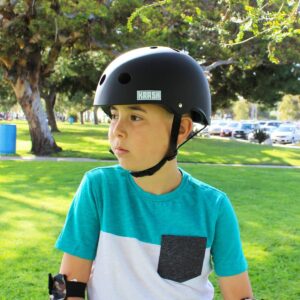 Krash Bluetooth Speaker Youth Bike Helmet - Black