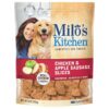 Milo's Kitchen Chicken and Apple Sausage Slice Chewy Dog Treats - 18oz