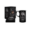 Evergreen Harley-Davidson Tall Boy Travel Latte Mug, H-D Skull, Gift Box Set
